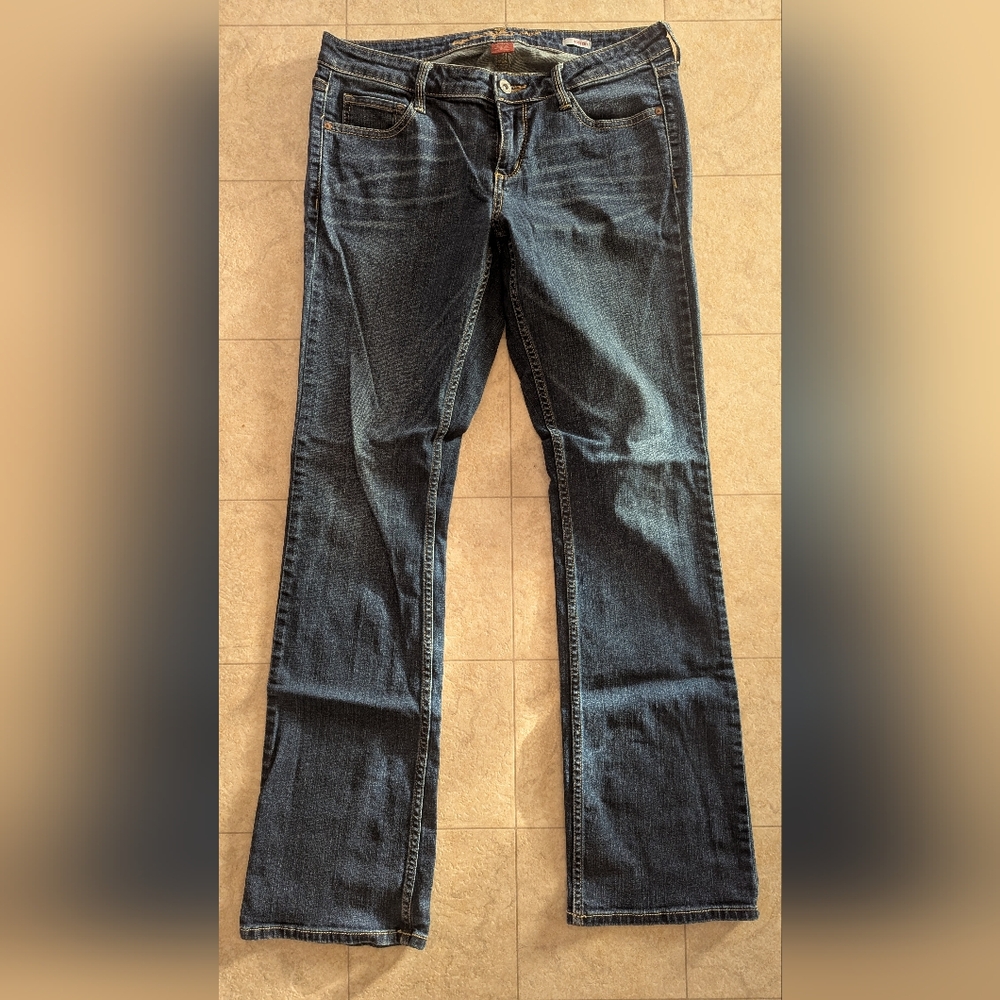 Arizona Jean Company Women's Boot Cut Jeans - Dark Blue